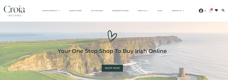 Croia Irland-Homepage